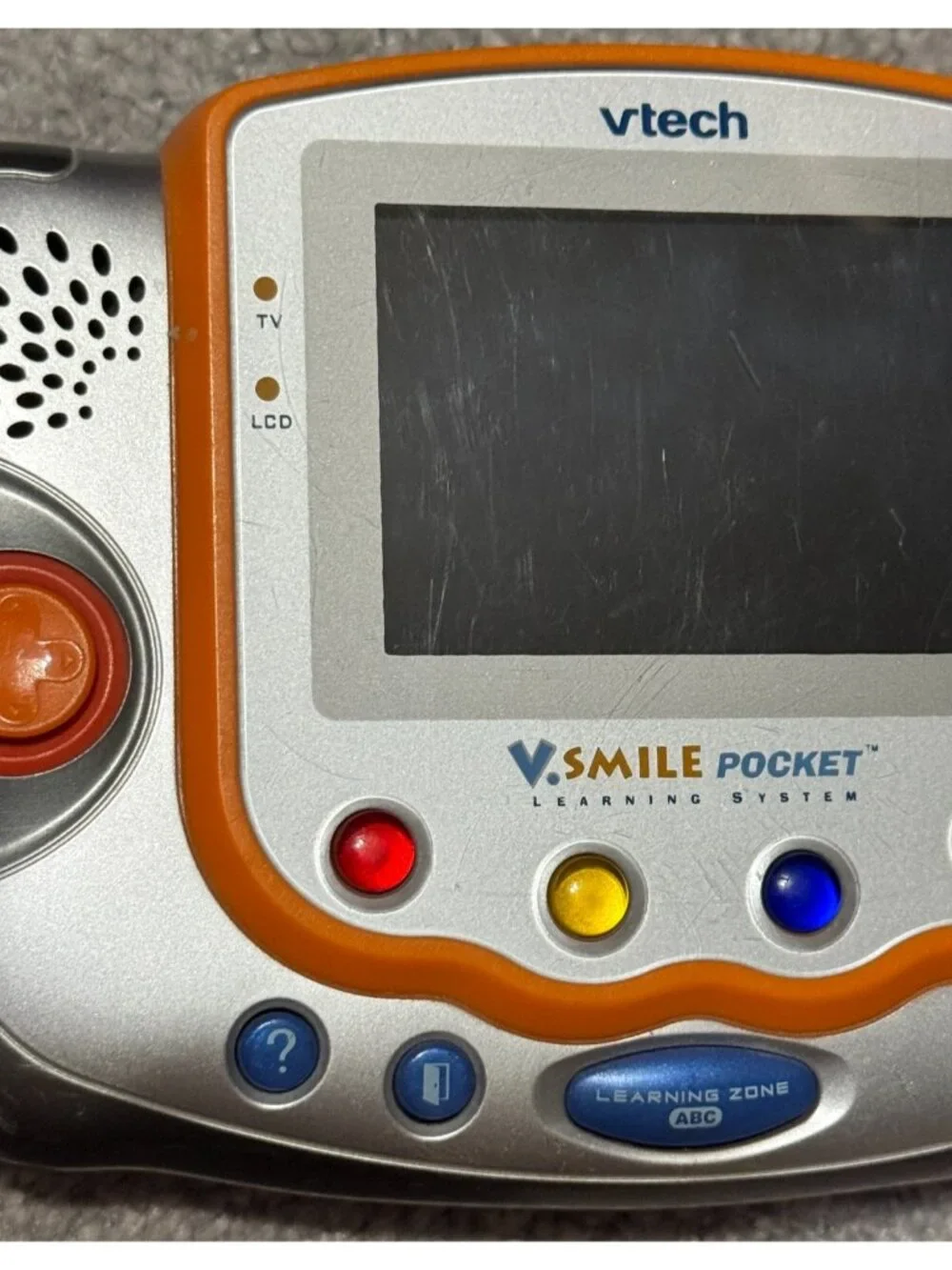 VTech V.Smile Pocket Learning System Handheld Console Tested & Works + 3 Games